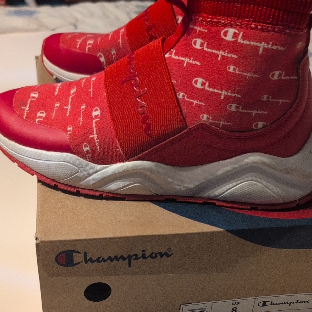 Champion Rally Script High Tops - Picture 3 of 5